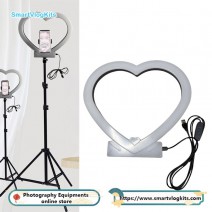 14 inch ring heart shaped lamp best Selfie Ring Circle Light for Camera Smartphone Phtography 