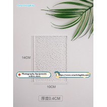 Ice pattern 10x14cm Acrylic display table texture background board for product photo studio video shoot C