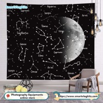 star sky hanging backdrop Planet Galaxy Photo Background Kids Birthday Party Decoration 100x70cm A1