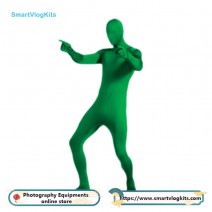 150cm Invisibility green chromakey bodysuit Photography Unisex Spandex Stretch Adult Costume Zentai Disappearing Man for Photo Video Effect