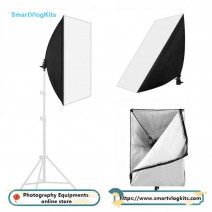 50x70CM Photography Soft Light with single Light Stand Professional Studio Equipment for Video and Shooting