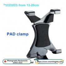 Pad Tripod Mount Adapter Universal Tablet Clamp Holder Fits Most Tablets Use on Tripod Monopod Selfie Stick Tabletop Tripod Stand 